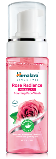 Espuma de limpeza micelar rosa radiante 150 ml