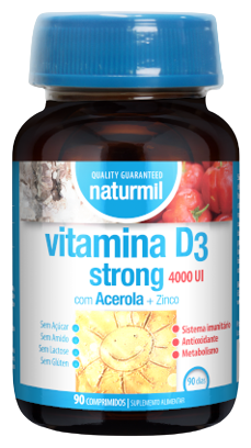 Vitamina D3 Forte 4000 UI 90 Comprimidos