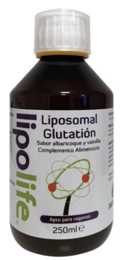 LipoLife Glutationa Lipossomal Damasco e Baunilha 100 ml