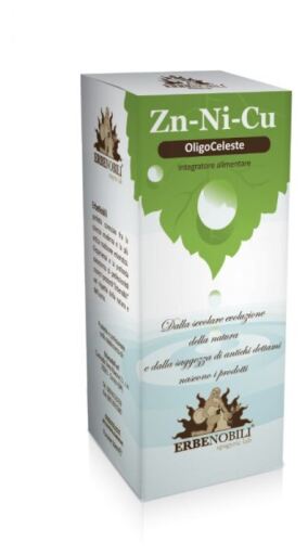 Oligoceleste Zinco, Níquel e Cobre 50 ml