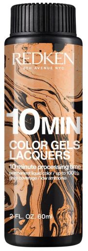 Color Gels Laquers Coloração Permanente 10 Minutos 60 ml