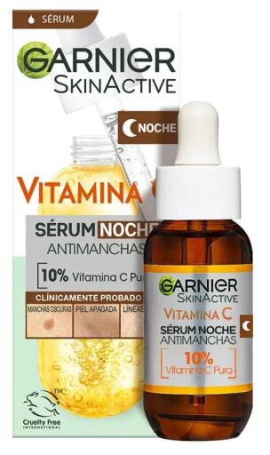 Skin Active Anti-Spot Night Serum com Vitamina C 30 ml