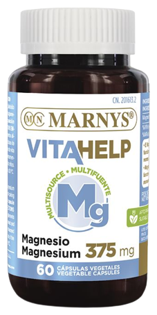 Vitahelp Magnésio 375 mg 60 Cápsulas