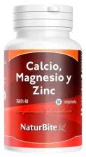 Cálcio Magnésio Zinco 1450 Mg 60 Comprimidos