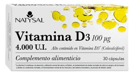 Vitamina D3 4000Ui 30 Cápsulas