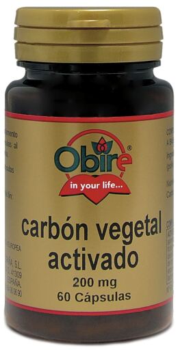 Carvão Vegetal 200 Mg 60 Cápsulas