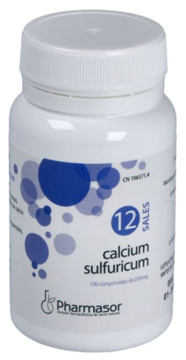 Sal 12. Cálcio Sulfuricum 100 comprimidos