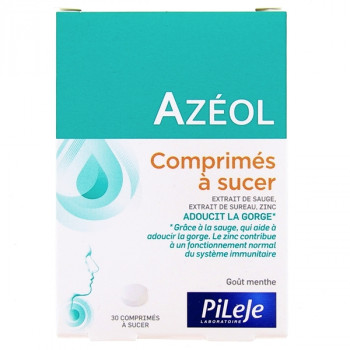 Azeol Comprimidos para Chupar 30 Comprimidos