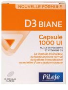 D3 Biane Cápsulas 1000 UI 30 Cápsulas