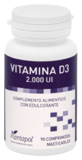 Vitamina D3 mastigável 90 comprimidos