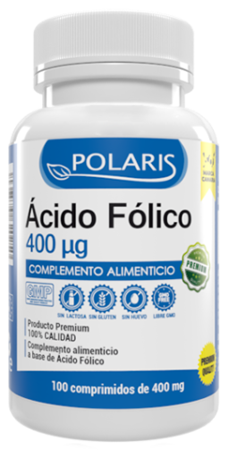 Ácido Fólico 400 mcg 100 Comprimidos