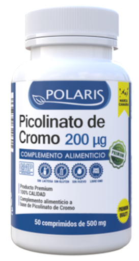 Picolinato de cromo 200 mg 50 comprimidos