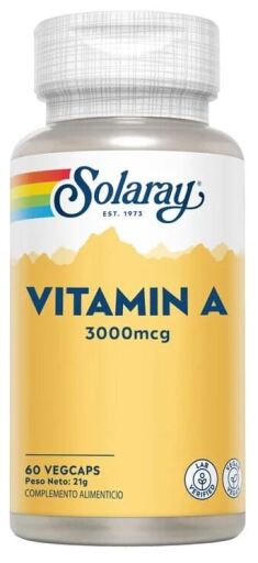 Vitamina A 10.000 UI 60 Cápsulas