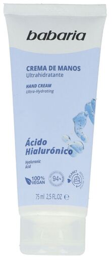 Creme para as mãos com ácido hialurônico 75 ml