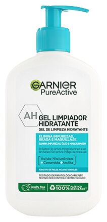 Gel de limpeza hidratante puro ativo com ácido hialurônico 250 ml