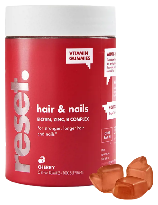 Cabelo e Unhas Cereja 60 Gomas