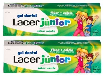 Junior Gel Dentário Menta 2 x 75 ml