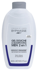 Groovy Paradise Gel de banho masculino 2 em 1 600 ml