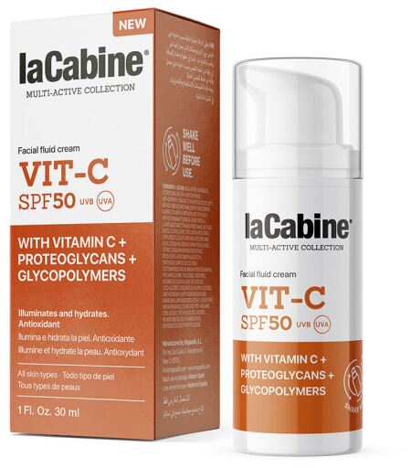 Creme Facial Fluido Vit-C FPS 50 30 ml