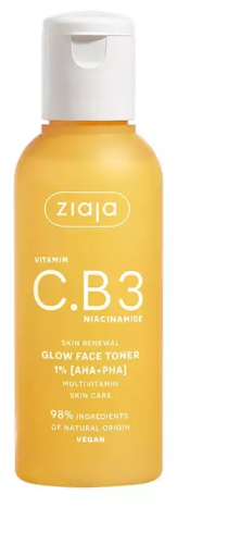 Vitamina C.B3 Niacinamida Tônico Facial Iluminador 1% 120 ml