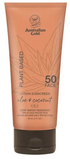 Protetor solar facial de Aloe e Coco FPS 50 88 ml