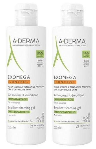 Exomega Control Gel Espuma Emoliente Anti-irritação