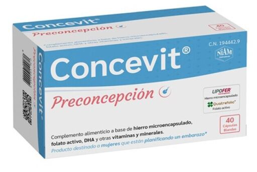 Concevit Pré-Concepção 40 Cápsulas