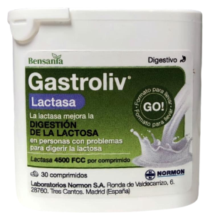 Gastroliv Lactase 30 comprimidos