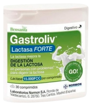 Gastroliv Lactase Forte 30 Comprimidos