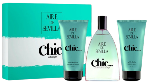 Conjunto Eau de Toilette Aire de Sevilla Chic 3 peças