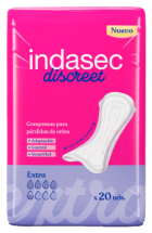 Discreto Indabox Extra 6 Pacotes x 20 Unidades