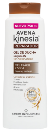 Gel de banho de aveia sem sabão 750 ml