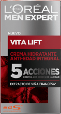 Creme hidratante antienvelhecimento Vitalift para homens