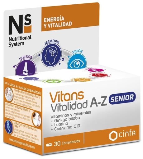 Ns Vitans Vitality AZ Sênior 30 Cápsulas