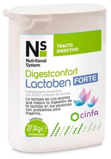 Ns Digest Comfort Lactoben Forte 60 Cápsulas