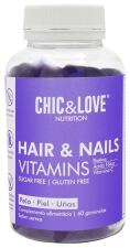 Wellness Hair&amp;Nails Vitaminas 60 Gomas