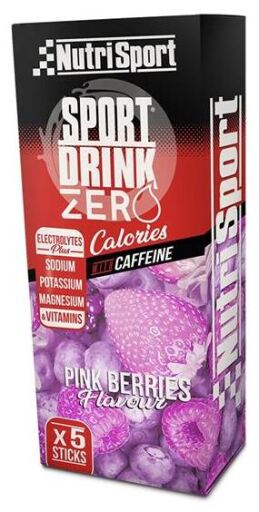 Drink Zero com Cafeína Bagas Rosa 5 Sticks x 3,5 gr