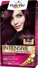 Paleta de Cores Creme Intensivo Coloração Permanente