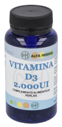 Vitamina D3 2.000 UI 100 Pérolas