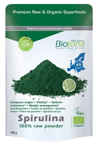 Spirulina crua 150 gr