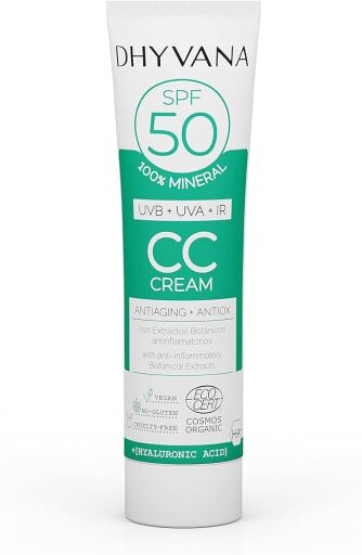 Creme CC com Ácido Hialurônico FPS 50 ml