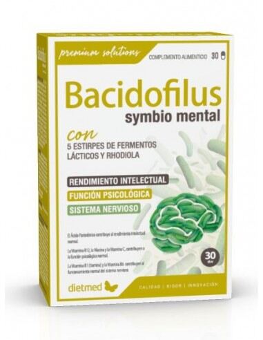 Bacidofilus Symbio Mental 30 Cápsulas