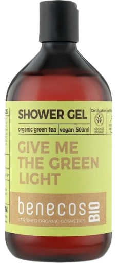 Gel de banho de chá verde bio