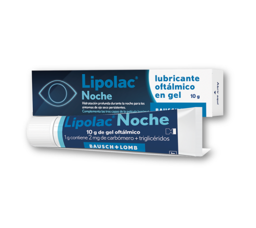 Lipolac Gel Lubrificante Noturno para Olhos 10 gr