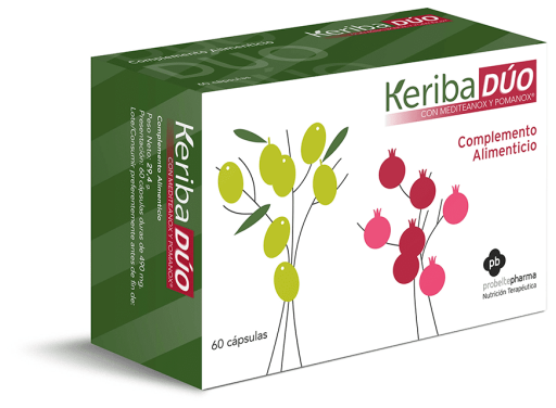 Keriba Duo Com Mediteanox e Pomanox 60 Cápsulas