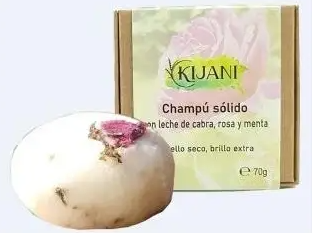 Shampoo Sólido de Leite de Cabra para Cabelos Secos 70 gr