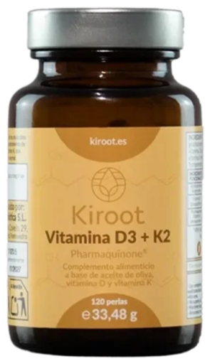 Vitamina D3+K2 120 Pérolas