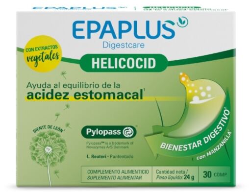 Epaplus Digestcare Helicocid 30 comprimidos