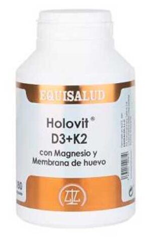 Holovit D3+K2 Com Magnésio e Membrana de Ovo 180 Cápsulas