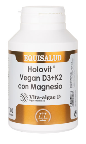 Holovit Vegan D3+K2 Com Magnésio 180 Cápsulas